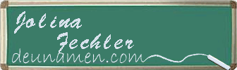 Jolina Fechler Visitenkarte